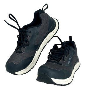 WORX Athletic Safety Steel Toe Shoes Womens 7.5W Grey Black NO INSOLE